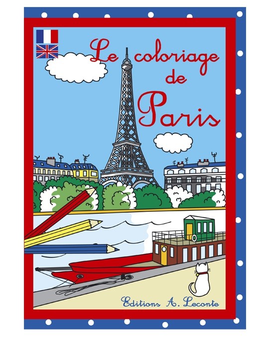 Coloriage souvenir de Paris