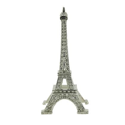 Tour Eiffel argenté métal