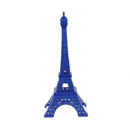 Tour Eiffel bleu métal