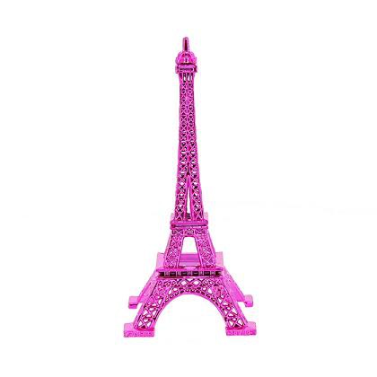 Tour Eiffel rose métal