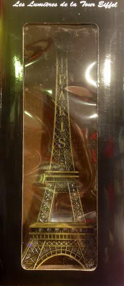 Tour Eiffel LED scintillante couleurs