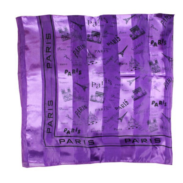 Foulard Paris violet