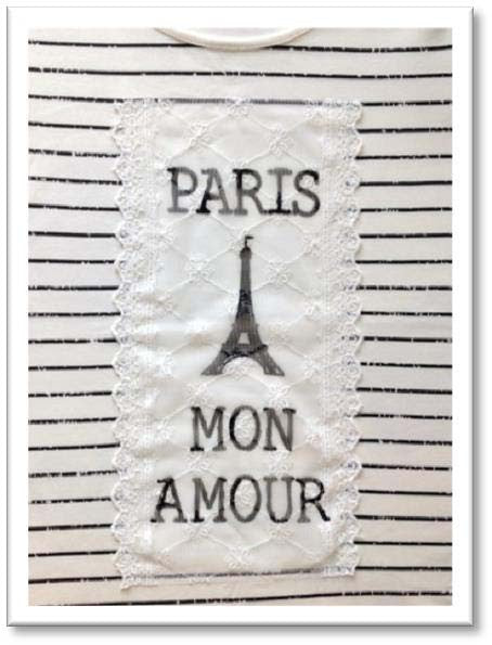 Tee shirt Tour Eiffel Paris Mon Amour