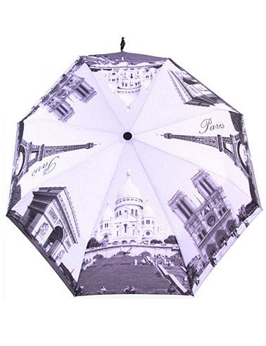 Parapluie monuments de Paris automatique