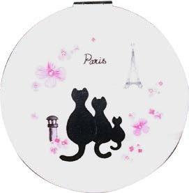 Miroir La Famille chat noir souvenir de Paris