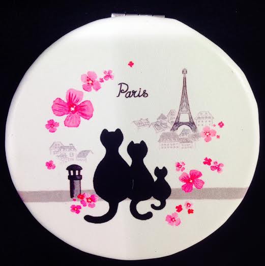 Miroir La Famille chat noir souvenir de Paris