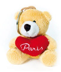 Porte clés Paris peluche ourson