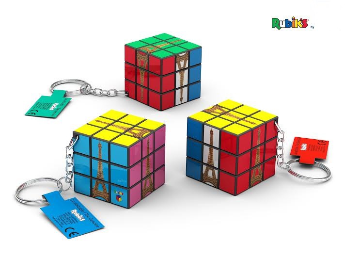 Rubik s cube porte clés Tour Eiffel 