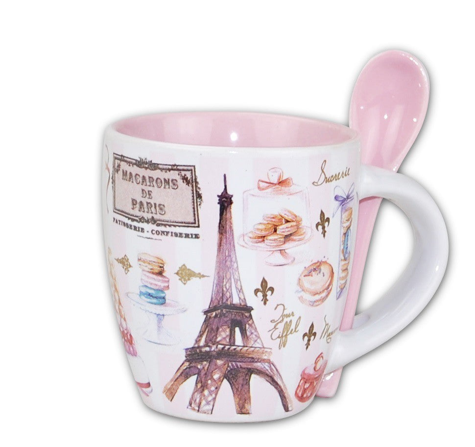 Paire De Tasses à Chocolat Chaud En Porcelaine De Paris, XIX Paire De Tasses à Chocolat Chaud En Porcelaine De Paris, XIX