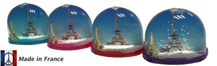 Boule de Neige souvenir de Paris personnalisable