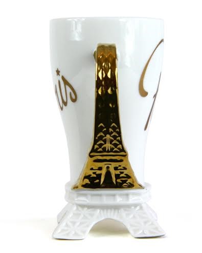 Mug Tour Eiffel blanche et doré 