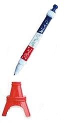 Stylo Tour Eiffel bleu blanc rouge 