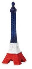 Stylo Tour Eiffel bleu blanc rouge 