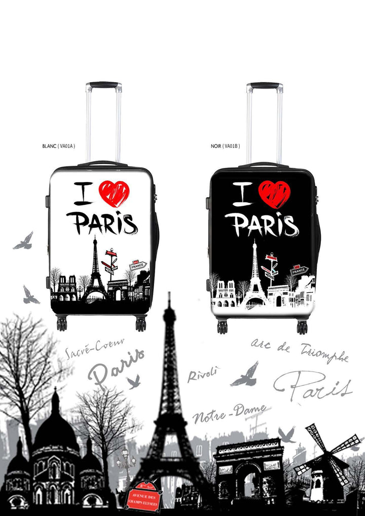 Valise souvenirs de France "I love Paris"