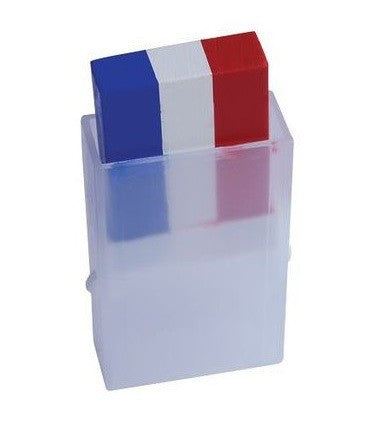 Maquillage bleu blanc rouge supporter France