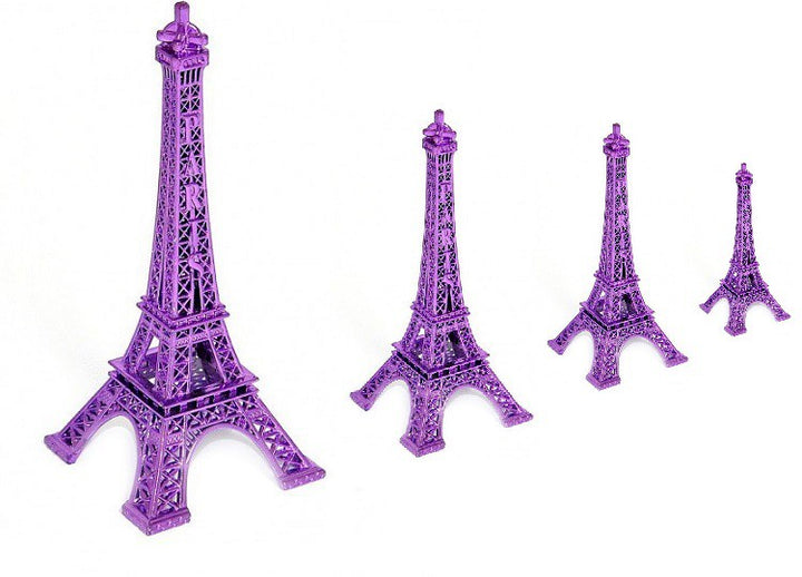 Porte-clés Tour Eiffel violet