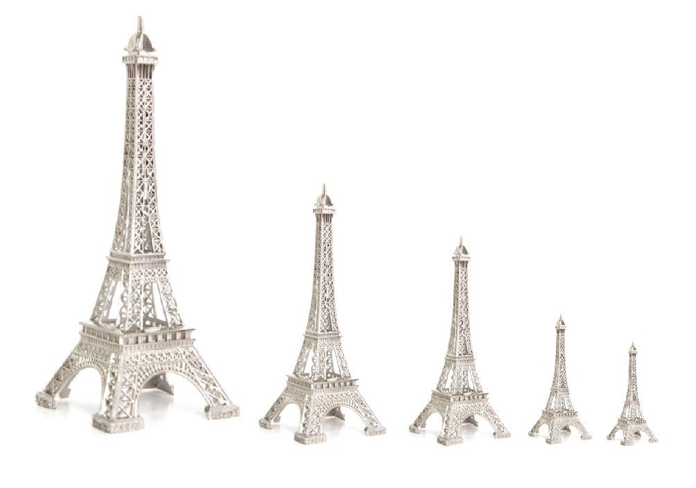 Tour Eiffel argenté métal