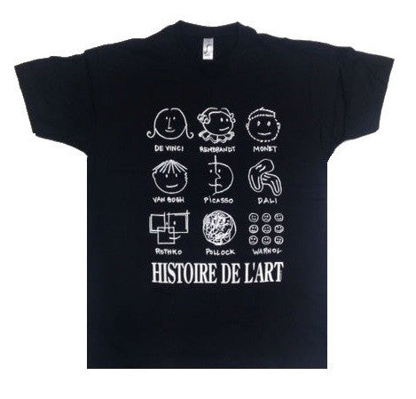 T-shirt souvenir HISTOIRE DE L'ART 