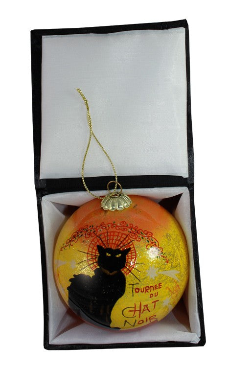 Boule de Noël Chat Noir
