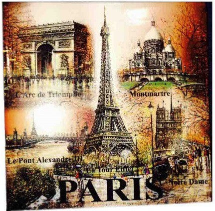Magnetique Tour Eiffel et Monuments de Paris en automne