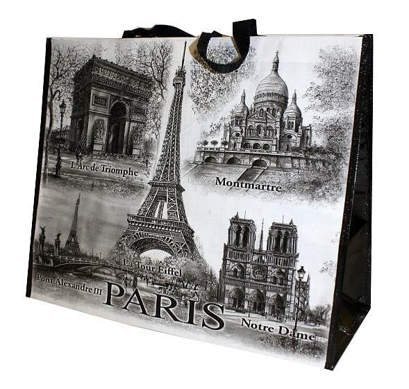 Sac Paris noir et blanc