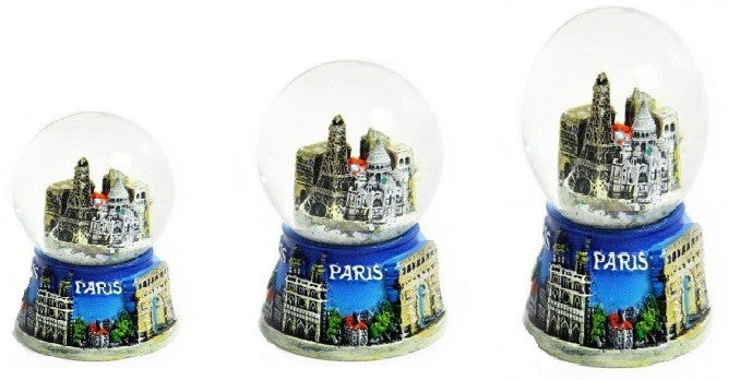 Boule de neige paris bleu