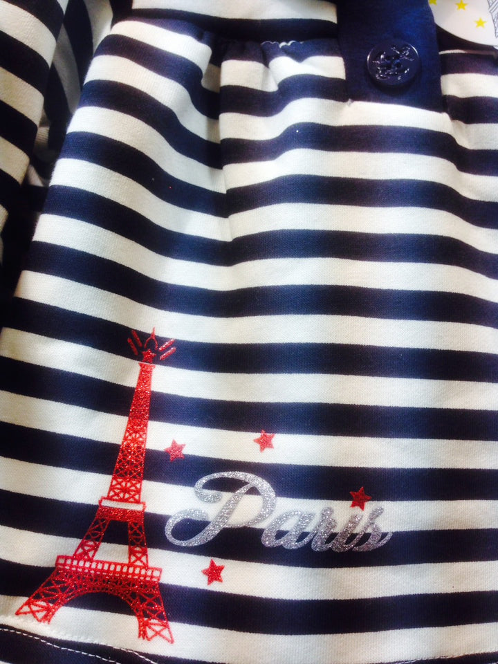 Ensemble robe Tour Eiffel Paris + Legging + Béret