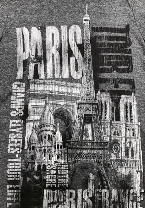 Tee shirt Paris Tour Eiffel monuments fashion