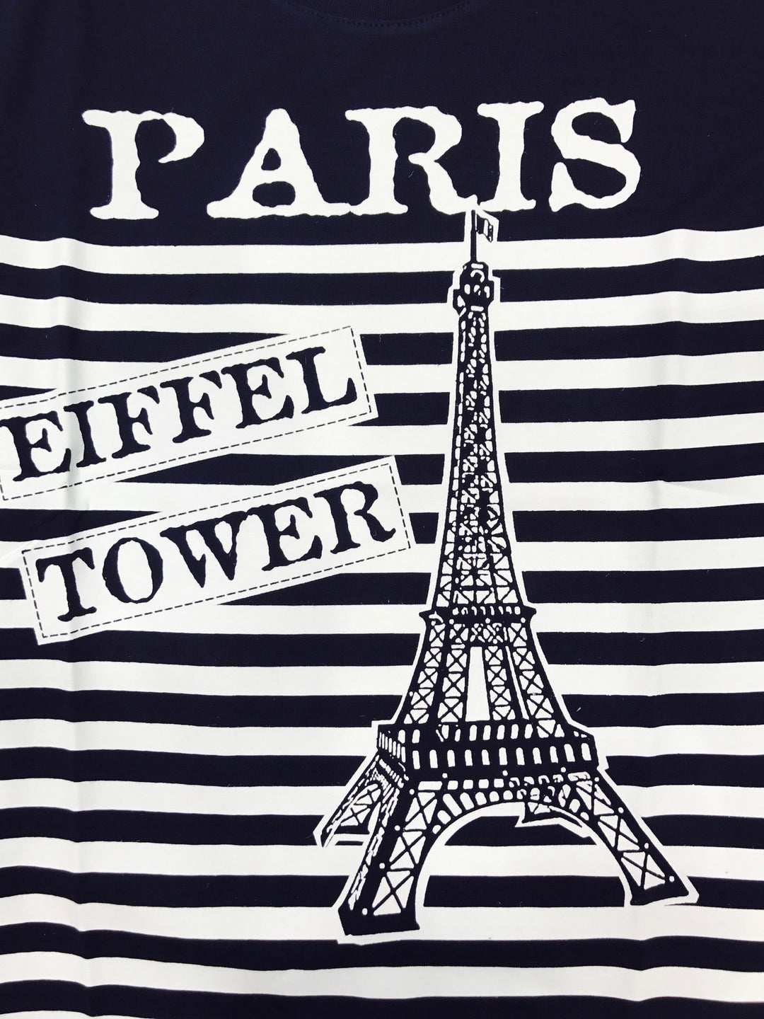 Tee shirt Tour Eiffel Paris marine