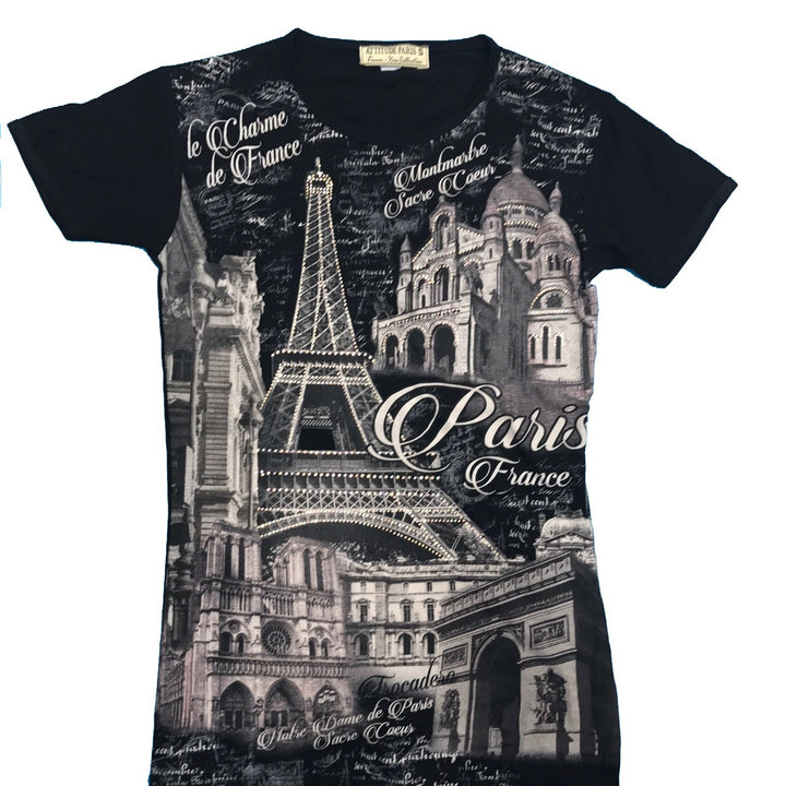 Tee shirt Tour Eiffel Paris "Le Charme de France