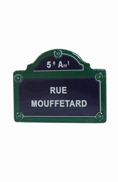 Imán placas de calles de París