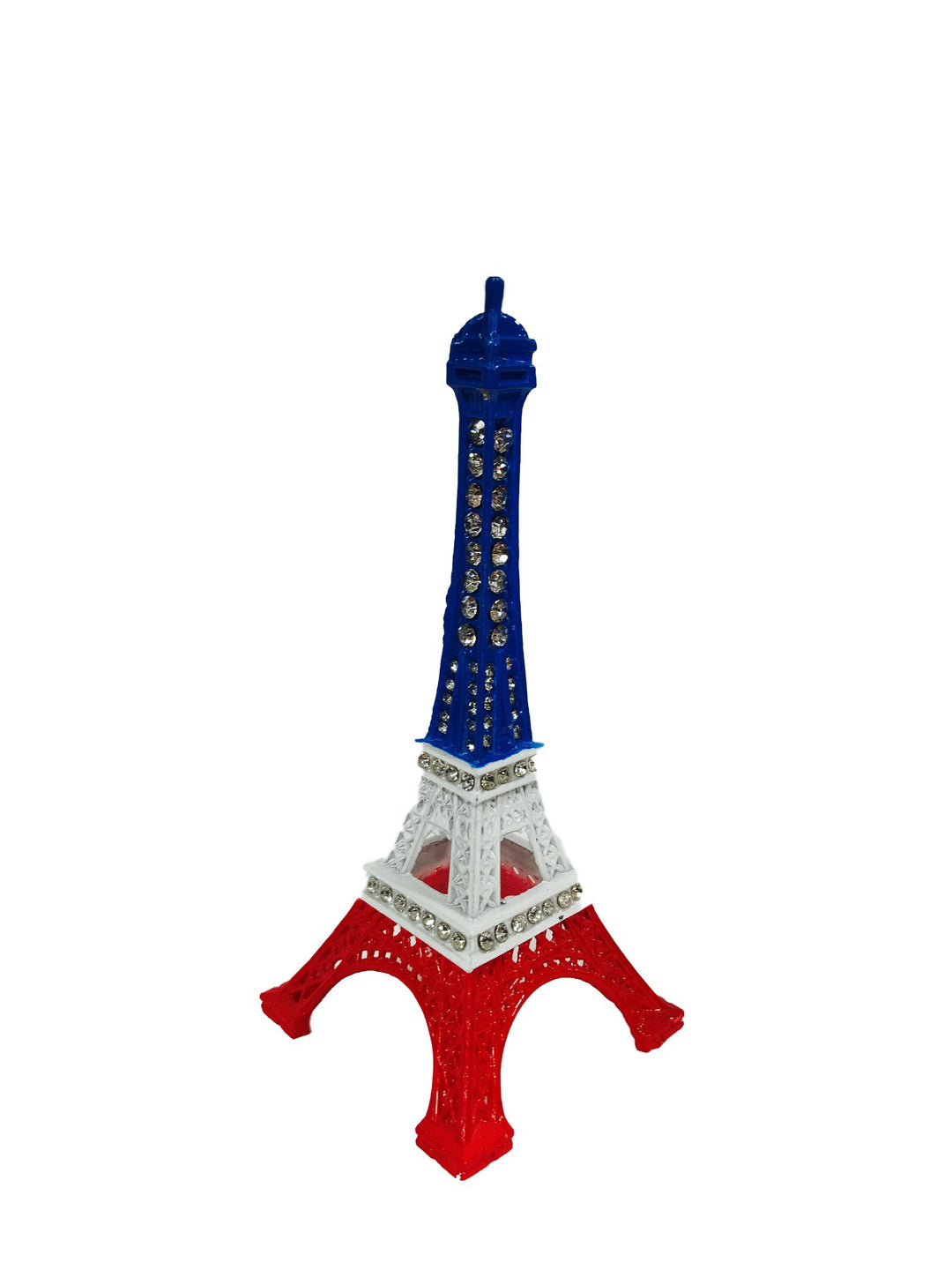 Tour Eiffel bleu blanc rouge strass