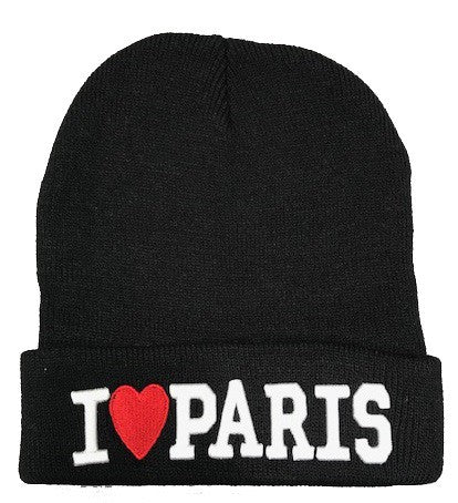 Bonnet I love Paris