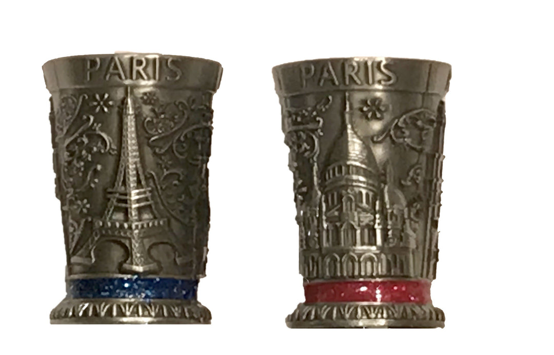 Verre Souvenir de Paris métal