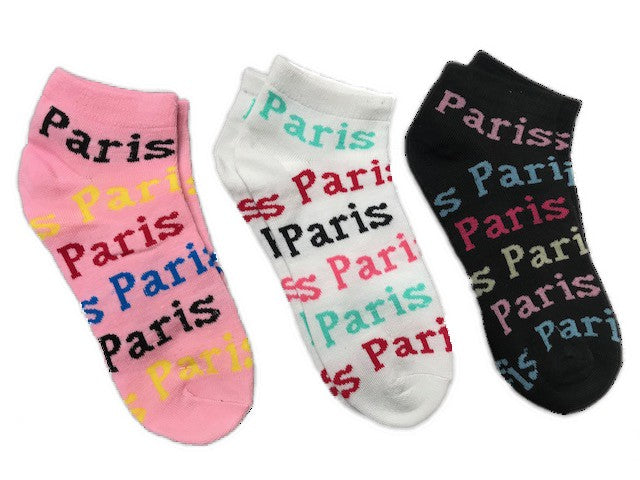 Socquettes "Paris Paris"