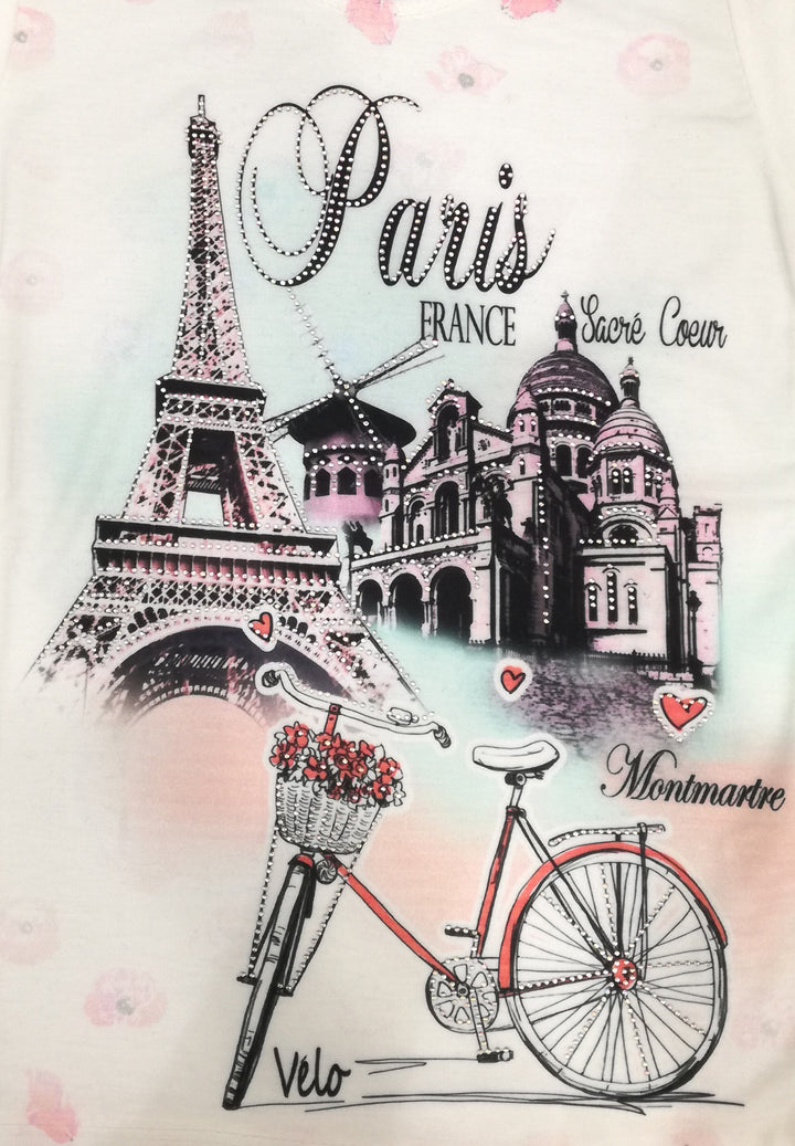 Tee shirt Paris Montmartre à vélo