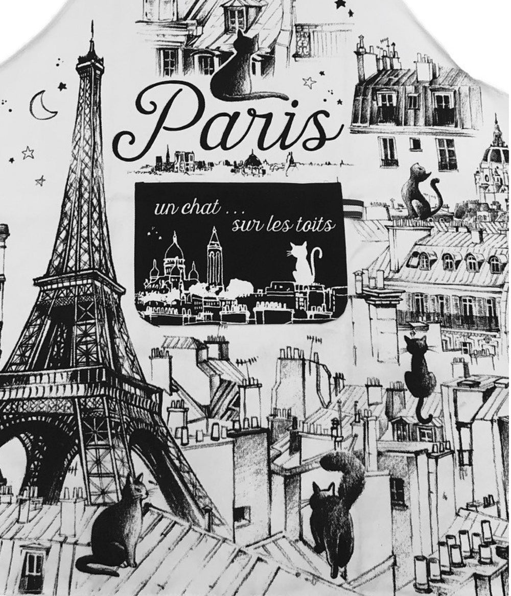 Tablier de cuisine Tour Eiffel les chats de Paris