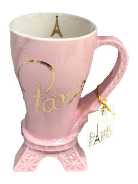 Mug Tour Eiffel Paris rose