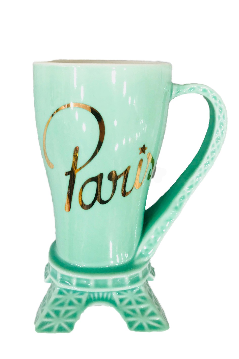 Mug Paris Tour Eiffel vert anis