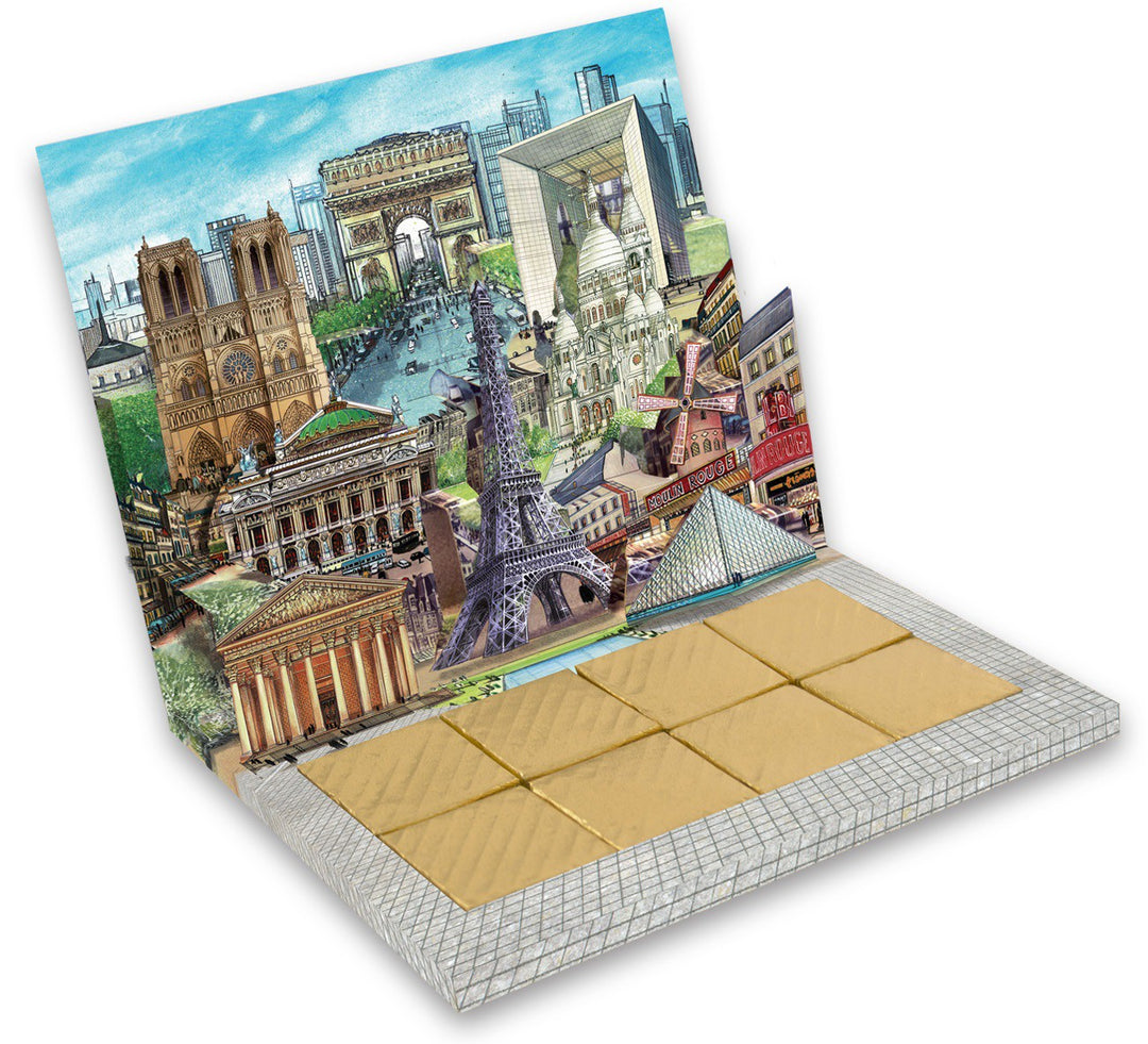 Carte 3D POP UP CHOCOLACARDS PARIS