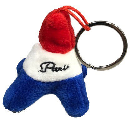 Porte clés Tour Eiffel Peluche tricolore