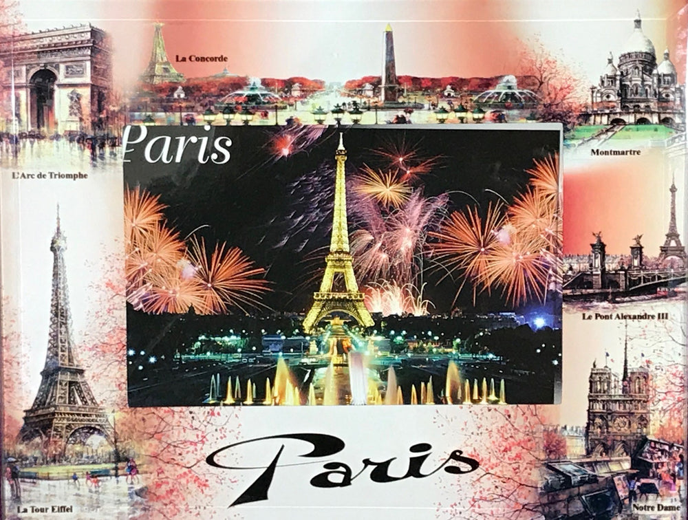 Cadre Photo monuments souvenirs de Paris
