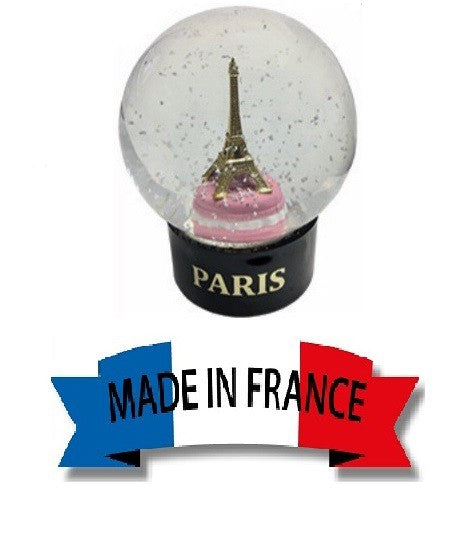 Boule de neige macaron Tour Eiffel Paris