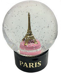 Boule de neige macaron Tour Eiffel Paris