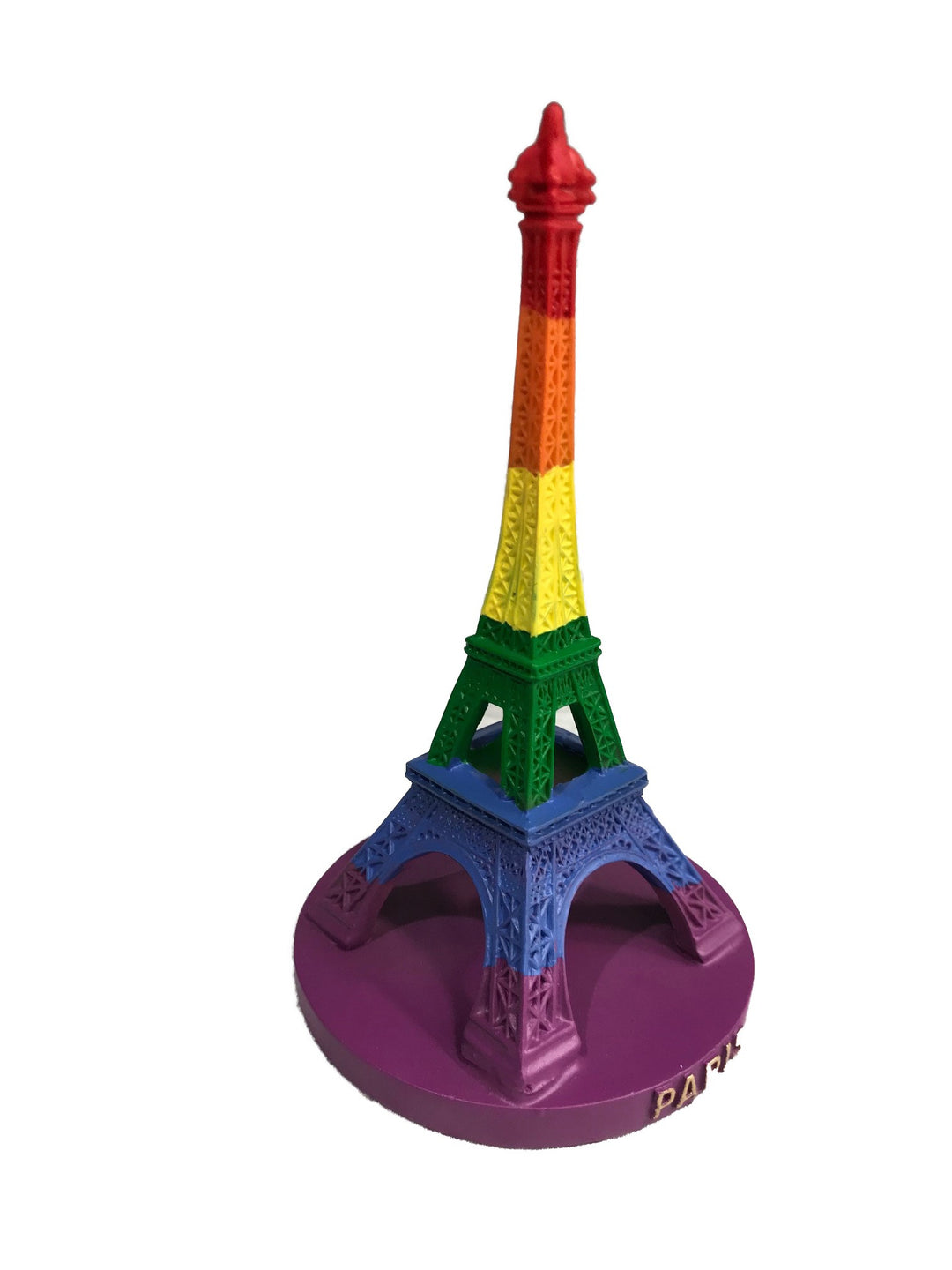 Tour Eiffel couleur drapeau Gay arc en ciel