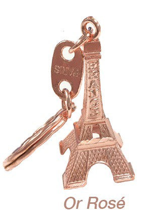 Porte-clés Tour Eiffel couleur cuivre - Souvenirs de Paris, PAR