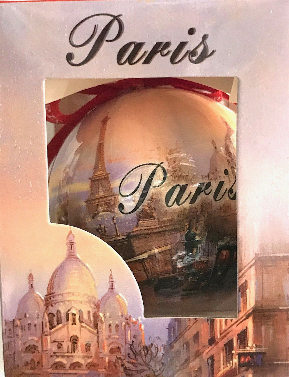 Boule de noël souvenir de Paris collection