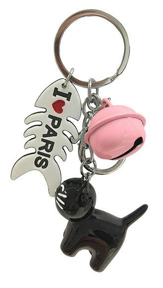 Porte clés Paris Chat ou Chien