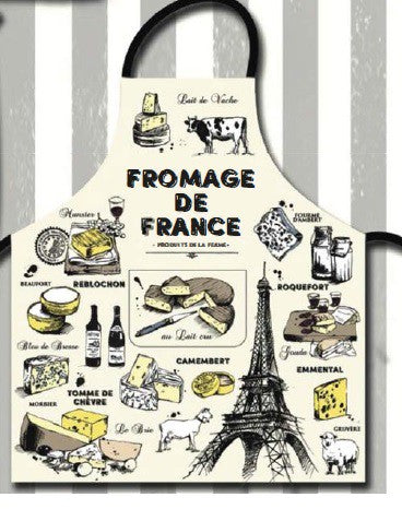 TABLIER DE CUISINE "LA FRANCE DES FROMAGES