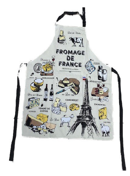 TABLIER DE CUISINE "LA FRANCE DES FROMAGES